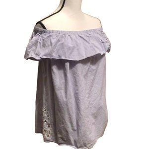 Merona Off the Shoulder Top Size XL